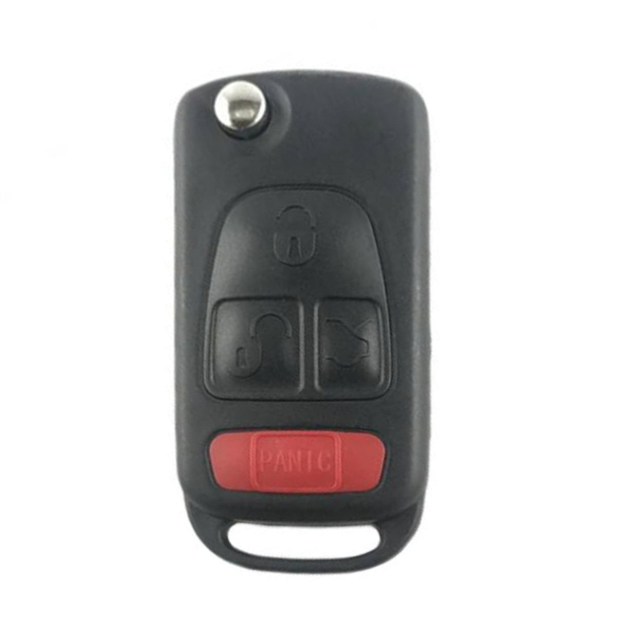 KR55 MAKER ONLY- MERCEDES ML W163 4 BUTTON FLIP KEY HU64 /PCF7935<br/>