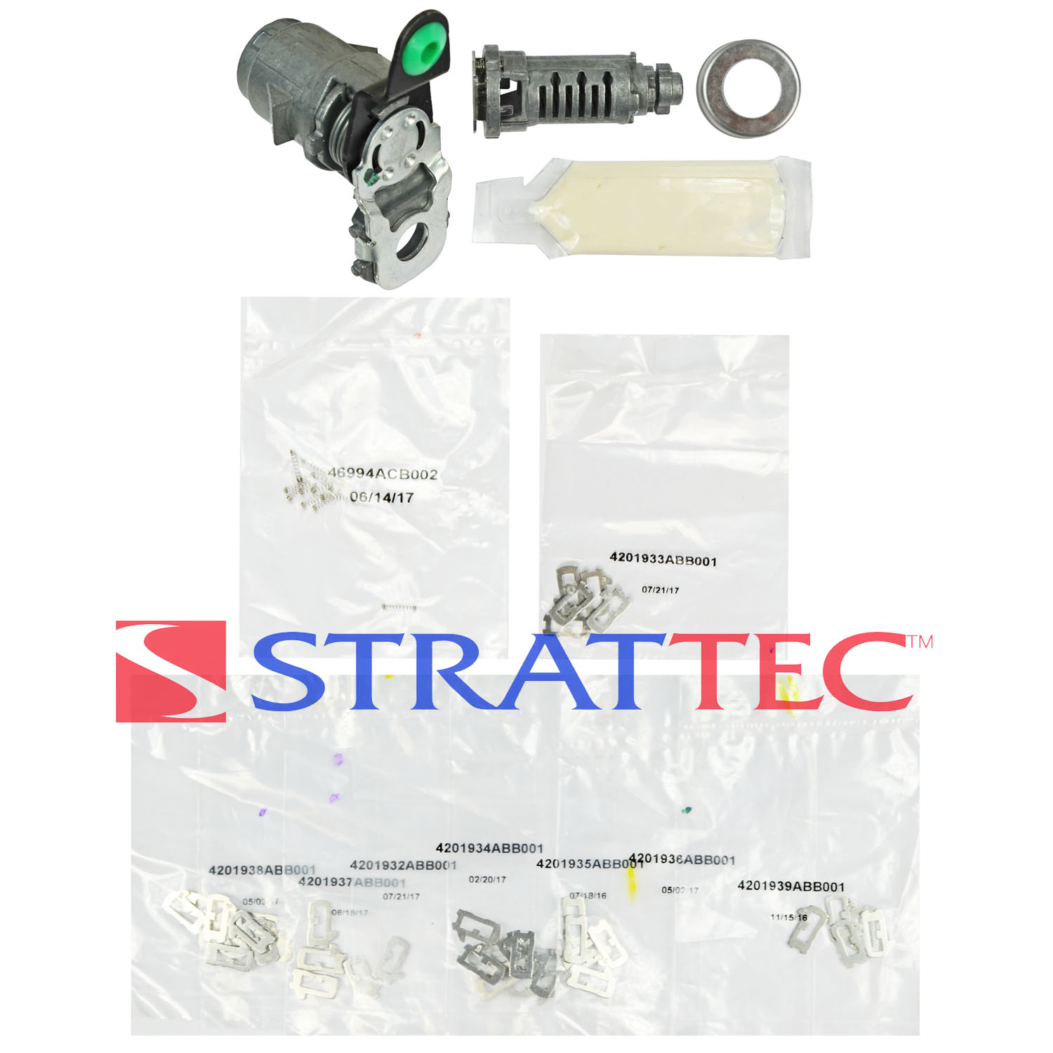 2016 - 2021 Cadillac XT5<br/>Lock Repair Kit (Free Wheeling - Right Hand)