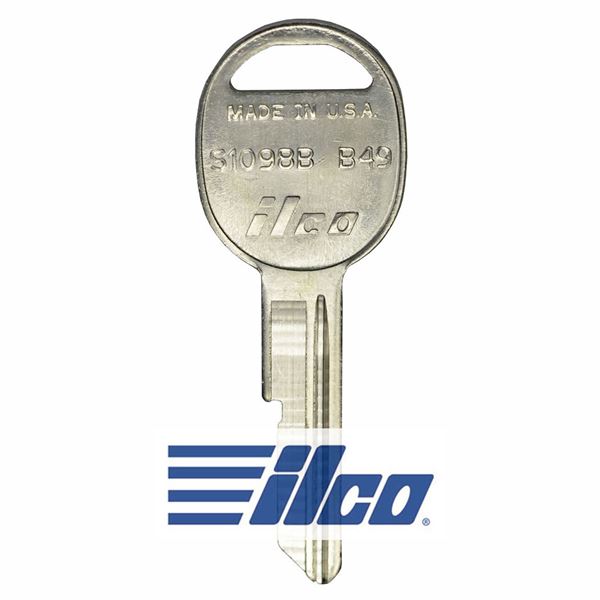 Ilco GM S1098B/B49 Metal Key (10 Pack)<br/>