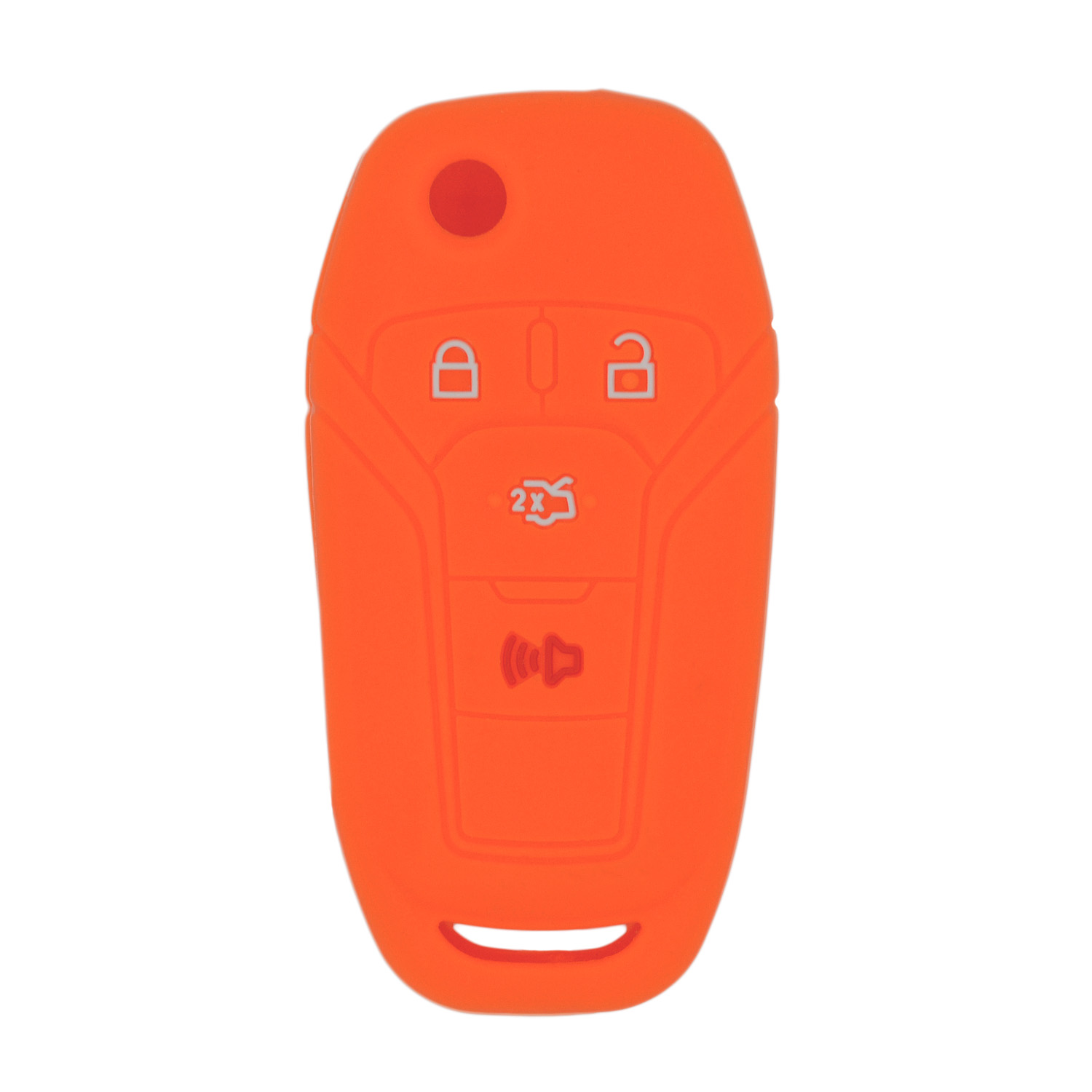 Ford Flip Key Silicone Cover-Orange<br/>N5F-A08TAA