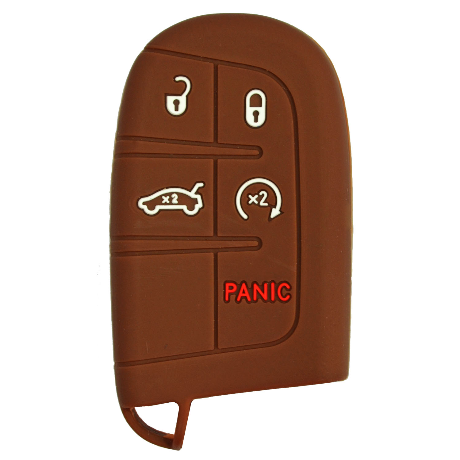 Chrysler Smart Key Silicone Cover-Brown<br/>M3N-40821302, M3M-40821302