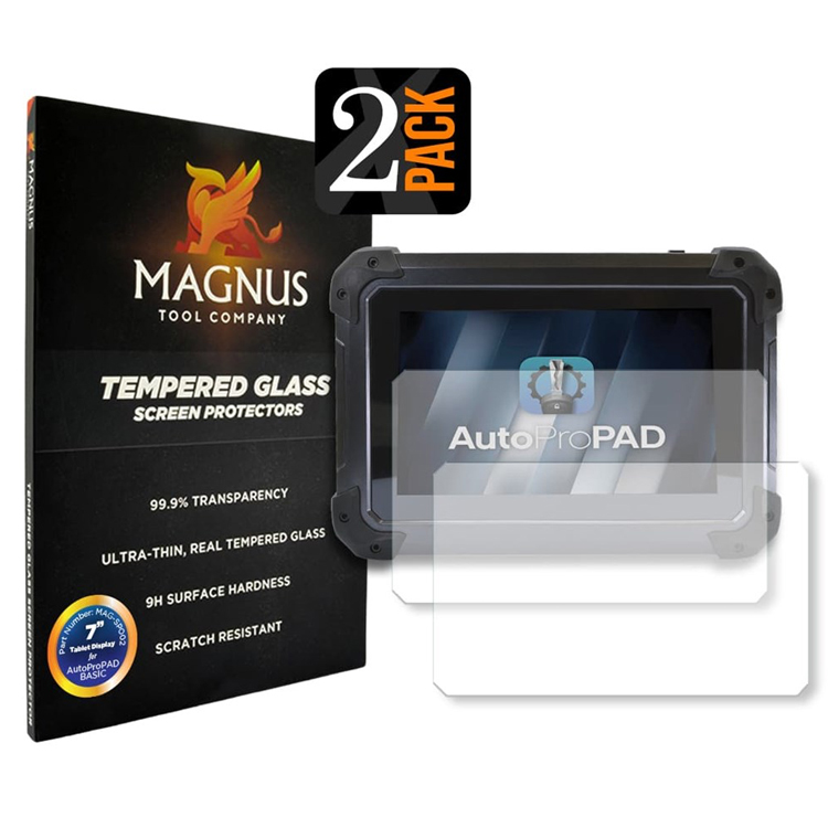 AutoProPad Basic 7in Tablet Tempered Glass Screen Protector<br/>7