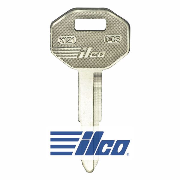 Ilco Dodge/Hyundai/Isuzu DC3/X121 Metal Key (10 Pack)<br/>