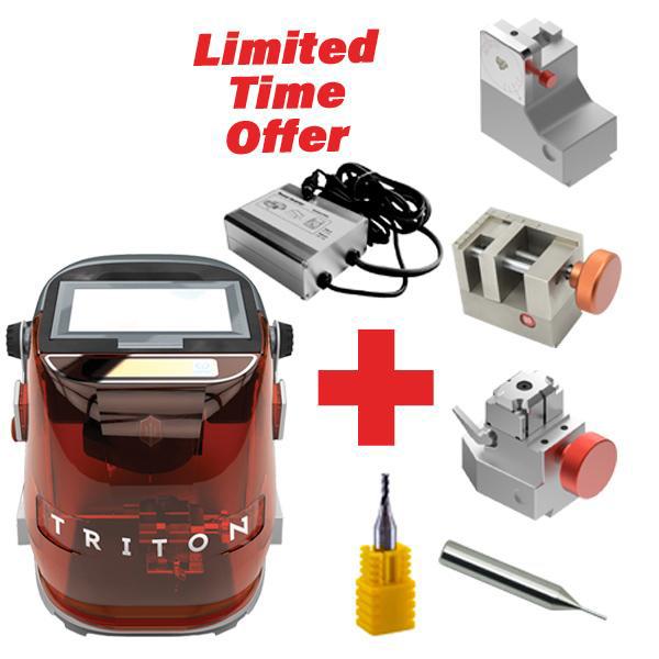 Triton Key Cutting Machine & Accessory Pack Promotional Bundle<br/>