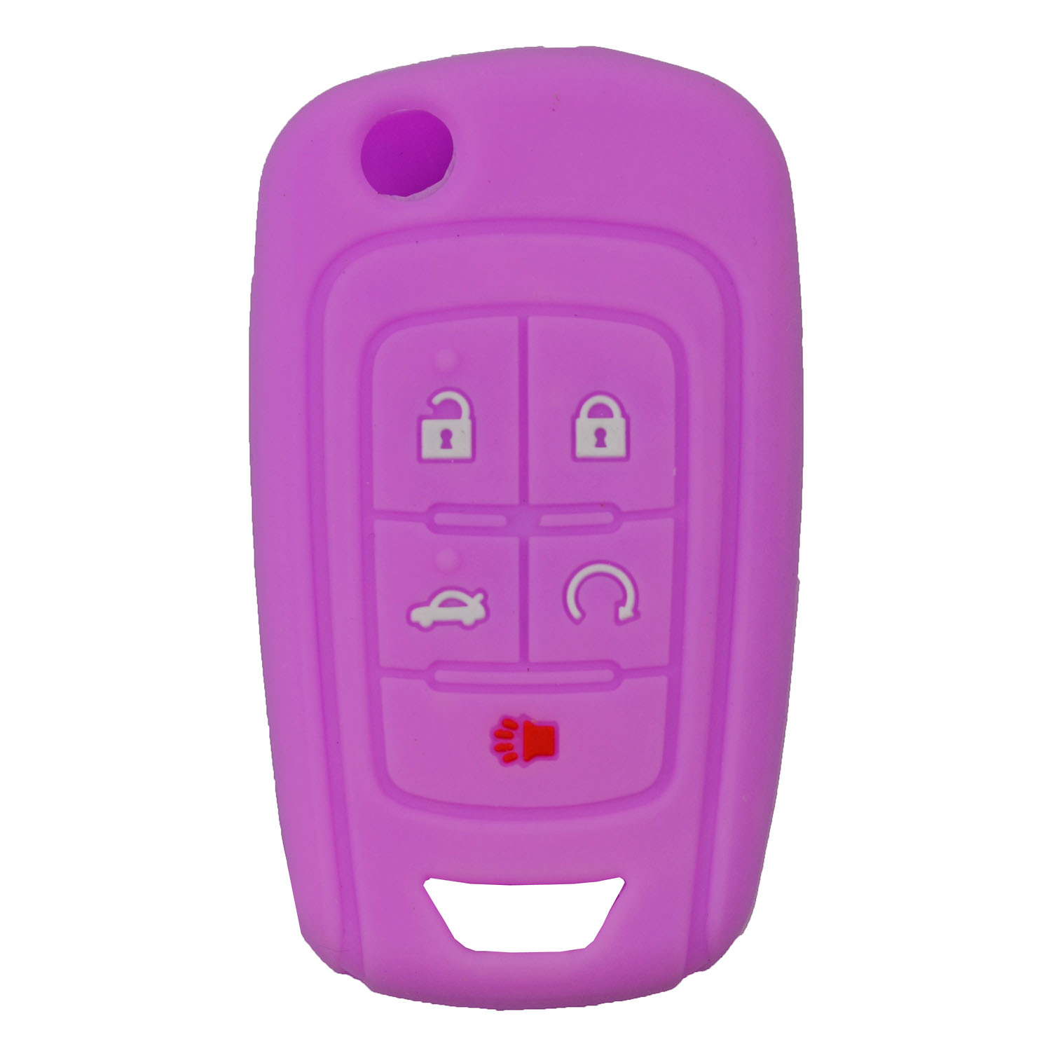 GM Flip Key Protective Silicone Cover-Purple<br/>OHT01060512,V2T01060512,AVL-B01T1AC,KR55WK50073