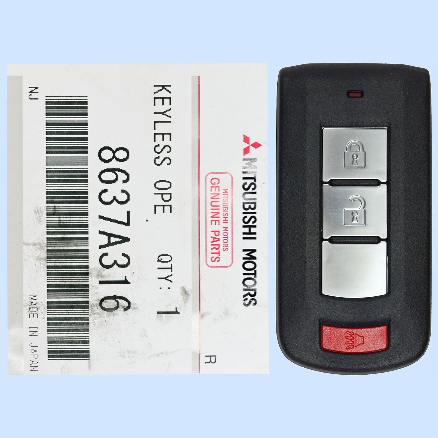 2008 - 2021 Mitsubishi Outlander<br/>OUC644M-KEY-N