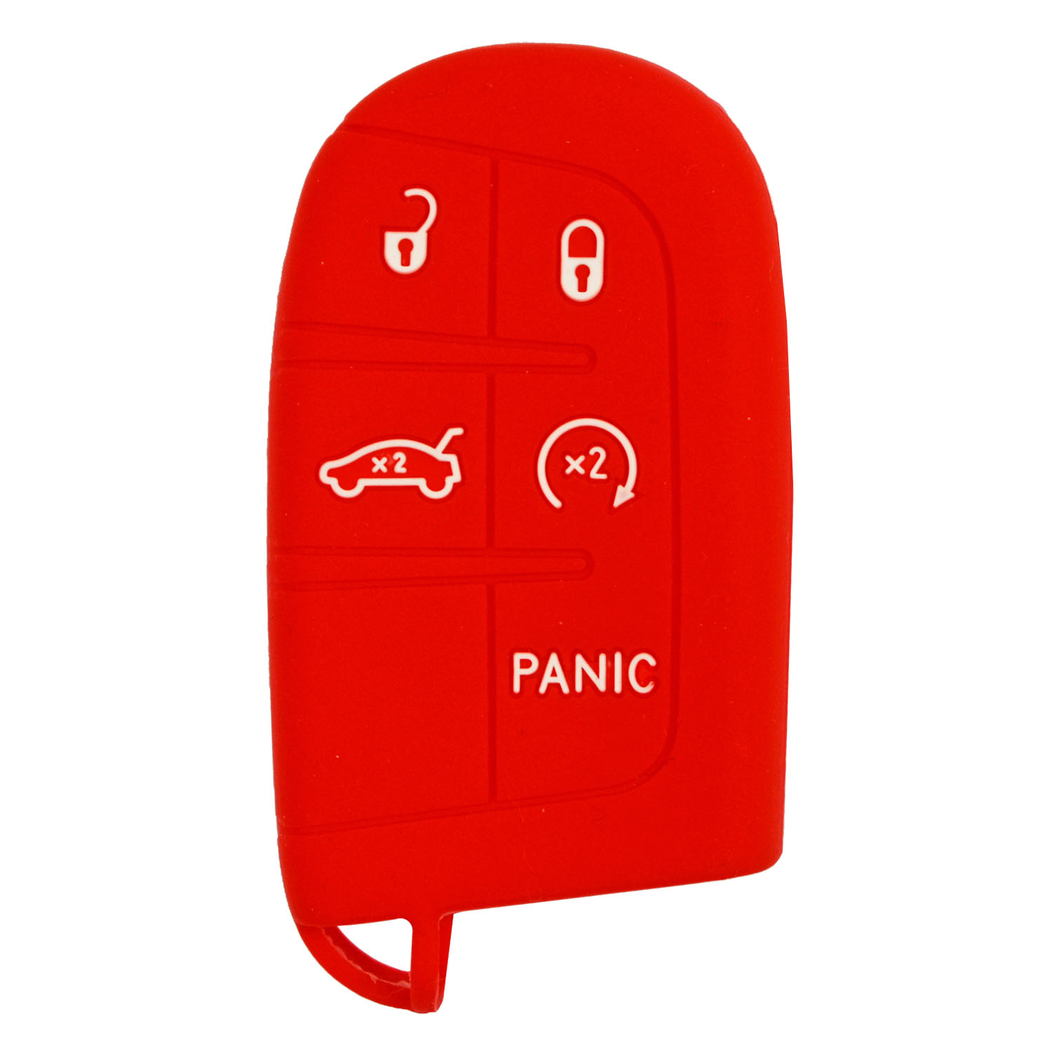 Chrysler Smart Key Silicone Cover-Red<br/>M3N-40821302, M3M-40821302