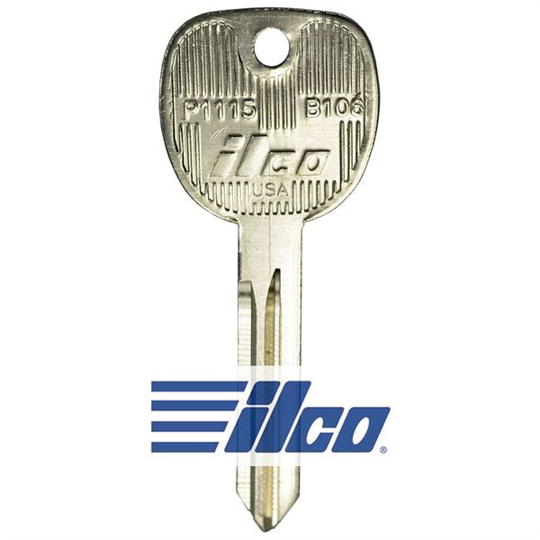 Ilco B106/P1115 GM Metal Key (10 Pack)<br/>