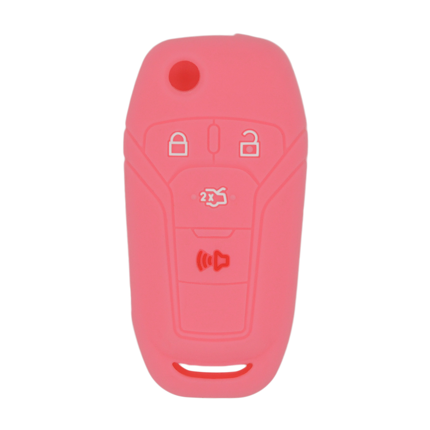 Ford Flip Key Silicone Cover-Pink<br/>N5F-A08TAA