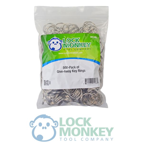 500-Pack of 3/4' Key Rings<br/>