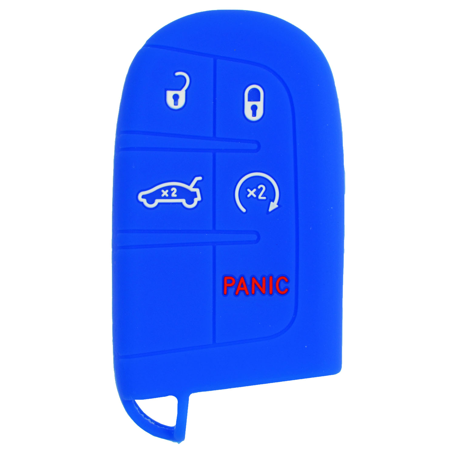 Chrysler Smart Key Silicone Cover-Blue<br/>M3N-40821302, M3M-40821302