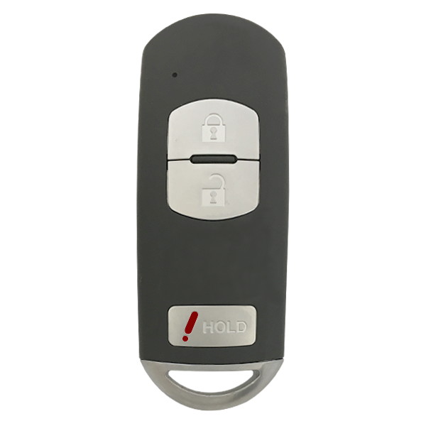 Mazda 3-Button Smart Key Case (with Transponder Insert)<br/>