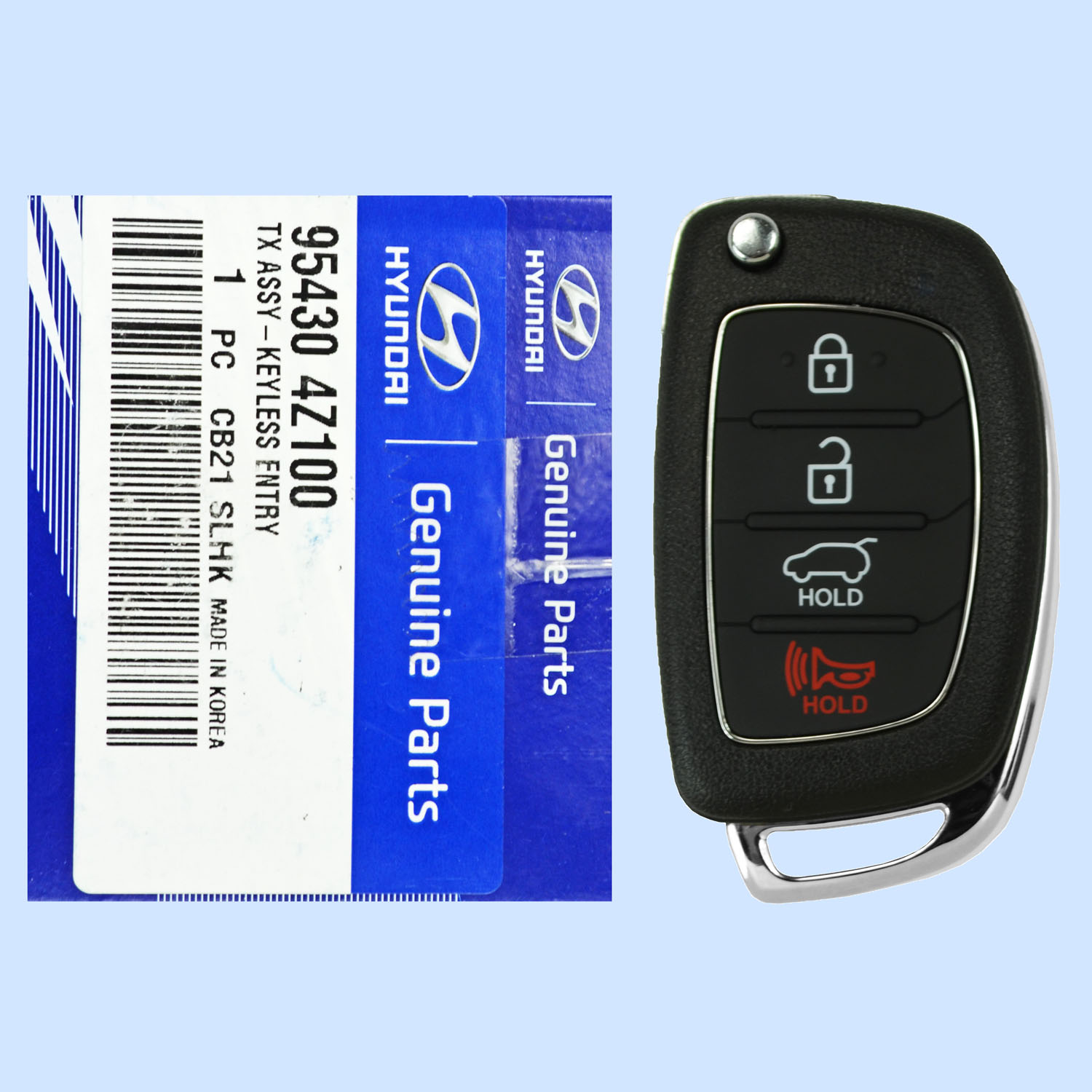 2013-2016 SANTA FE HYUNDAI REMOTE FLIP KEY <br/>TQ8-RKE-3F04 / TQ8RKE3F04