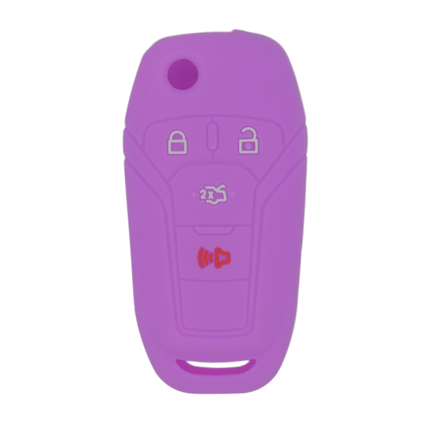 Ford Flip Key Silicone Cover-Purple<br/>N5F-A08TAA