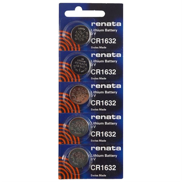 CR1632 BATTERY 5-PACK<br/>