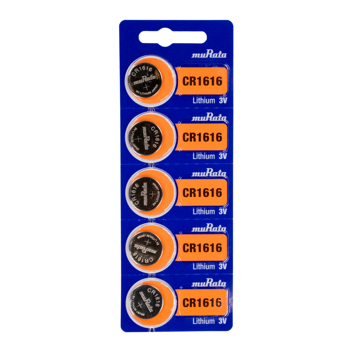 CR1616 BATTERY 5-PACK<br/>