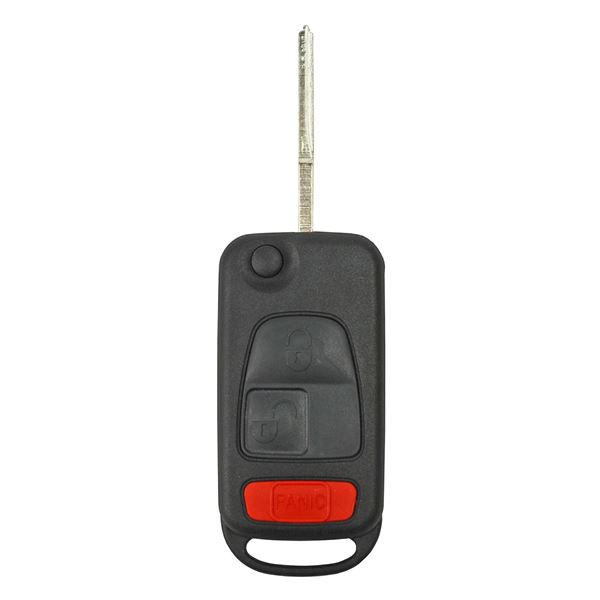 Mercedes 3 btn Flip Key Shell<br/>