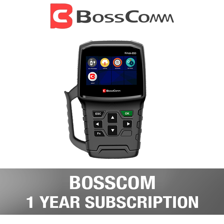 One Year Subscription for BossCom KMAX850<br/>